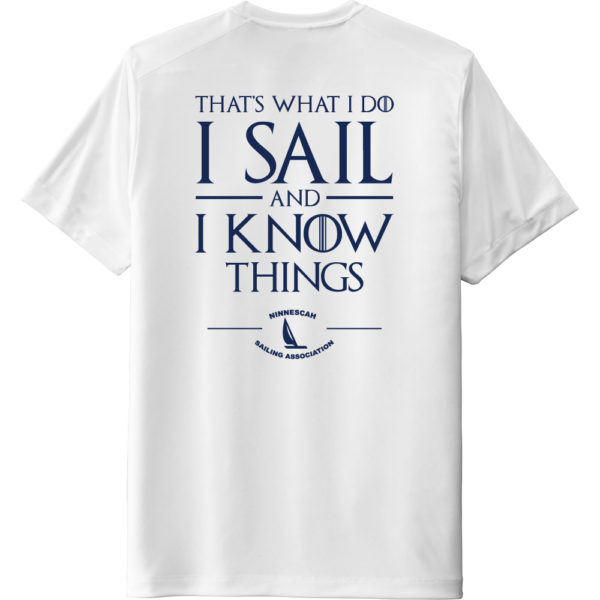 I Sail and I Know Things Short Sleeve Tee - Image 2