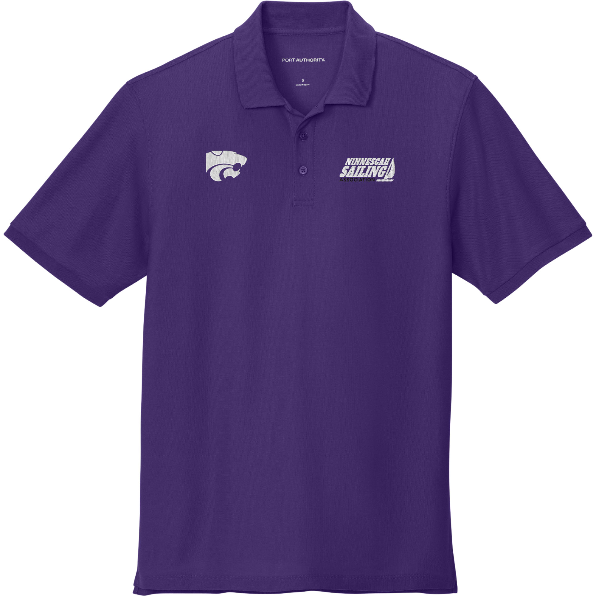 NSA Logo K-State Signature Pique Polo